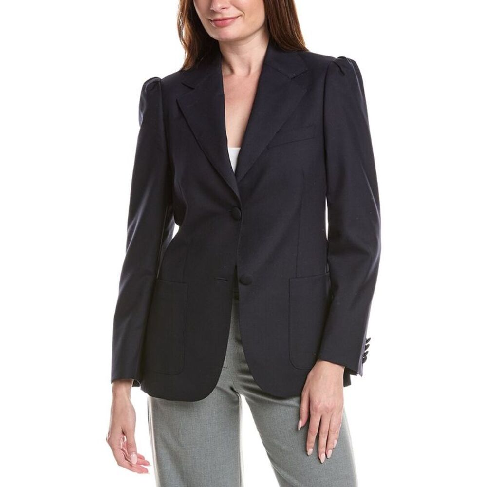 Officine Générale Womens Officine Generale Albane Wool Jacket, Navy